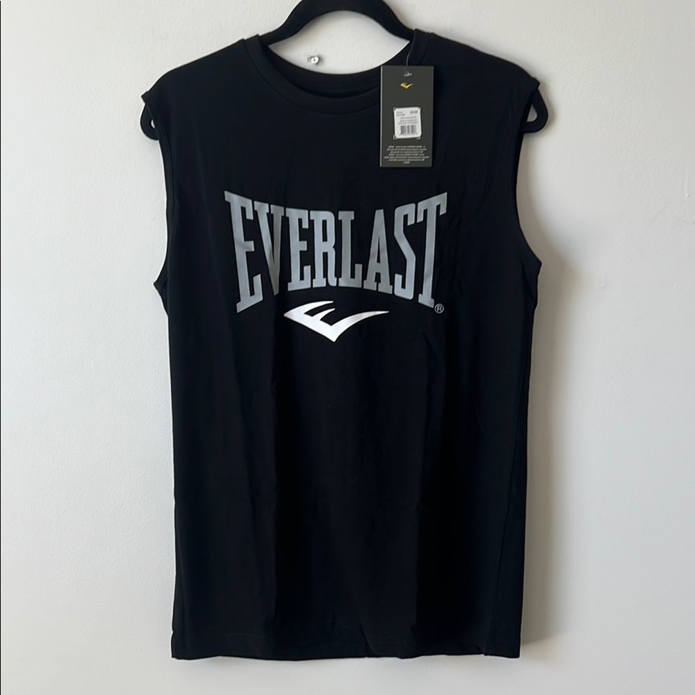 Everlast Black Sleeveless T-Shirt